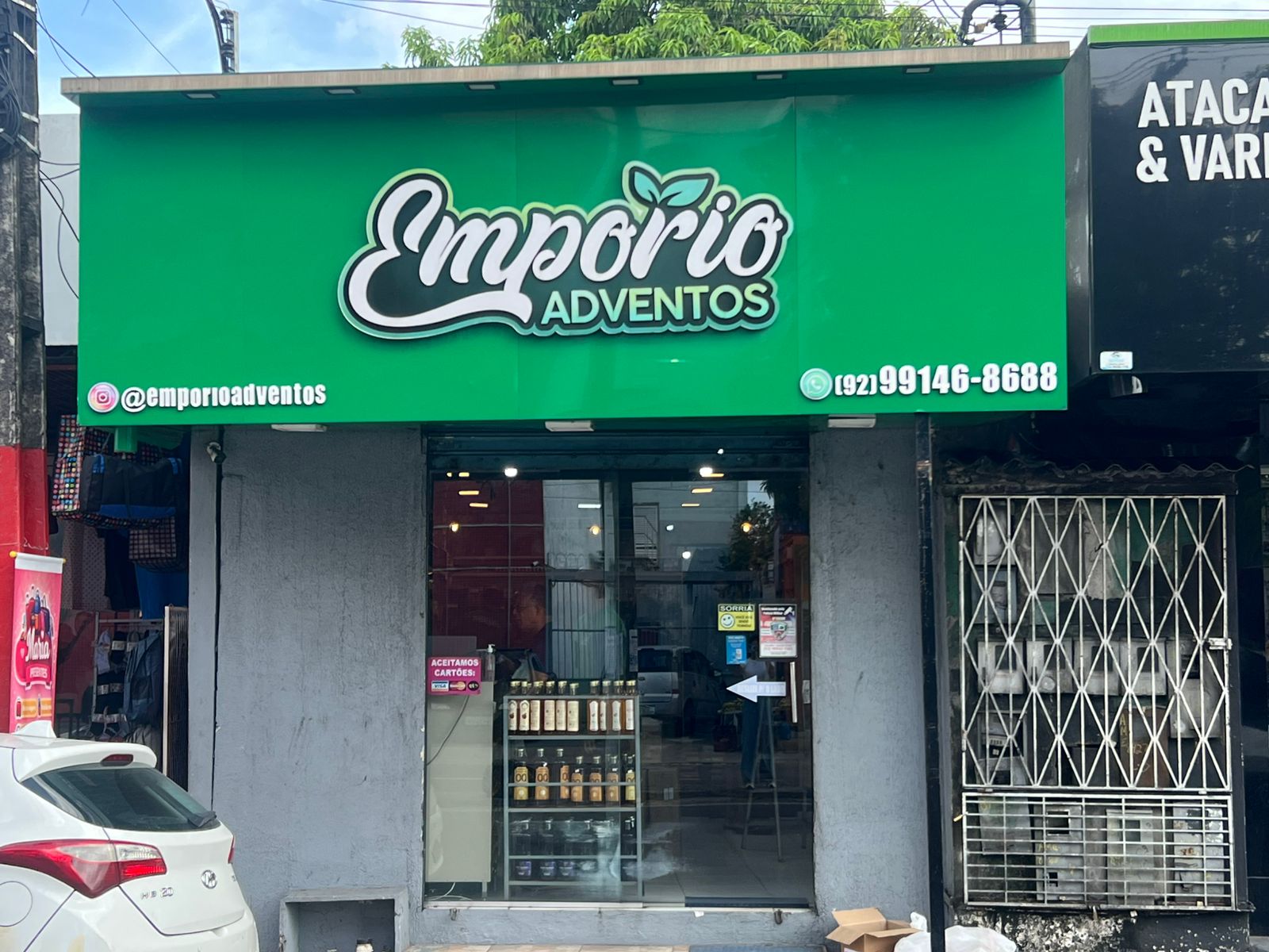 Fachada da loja Empório Adventos — São José Operário